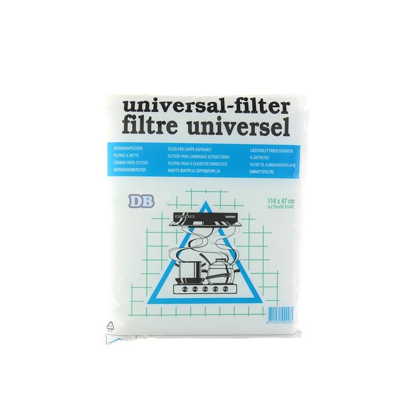 Afzuigkapfilter Universeel 114x47 Cm Set Van 2 Stuks.