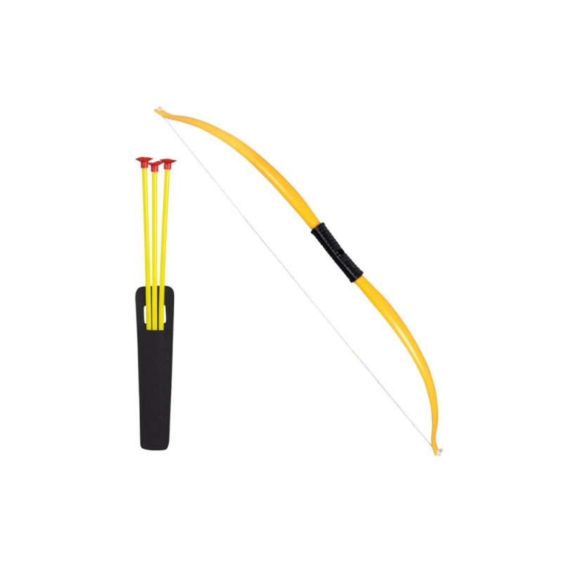 Pijl en boogset 73cm met 3 zuignappijlen