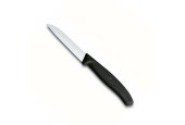 Victorinox SwissClassic groentemes, zwart handvat, RVS lemmet van 8cm