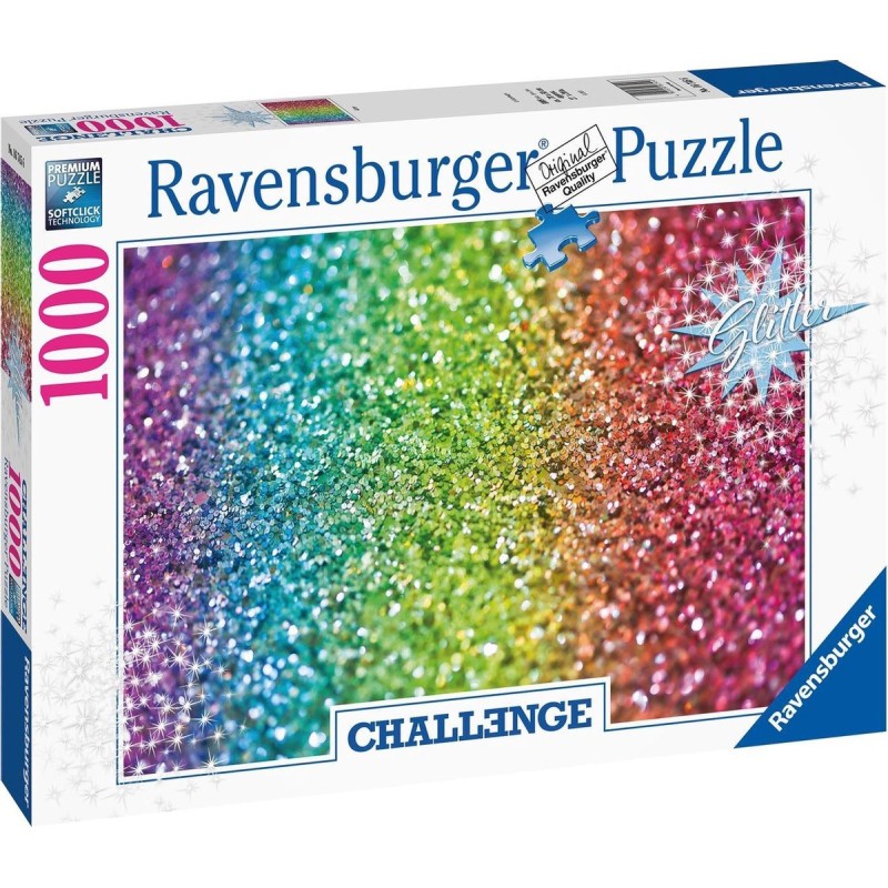 Ravensburger Puzzel Challenge Glitter 1000 Stukjes