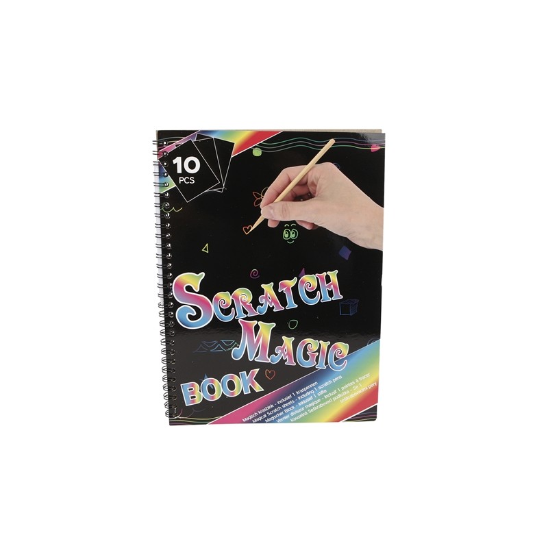 pspan style"font-size: 12px;"Magic color scratch boek A4 10 pagina's/spanbr/p