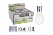 Lampe solaire LED en forme de poire