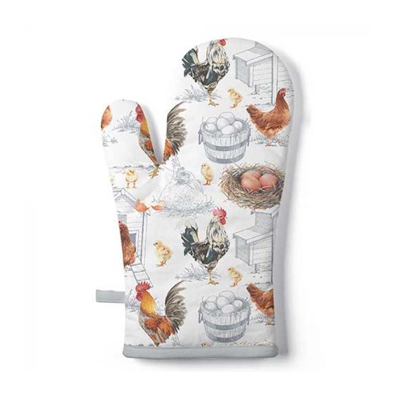 Ambiente Gant de Four Ferme de Poulets