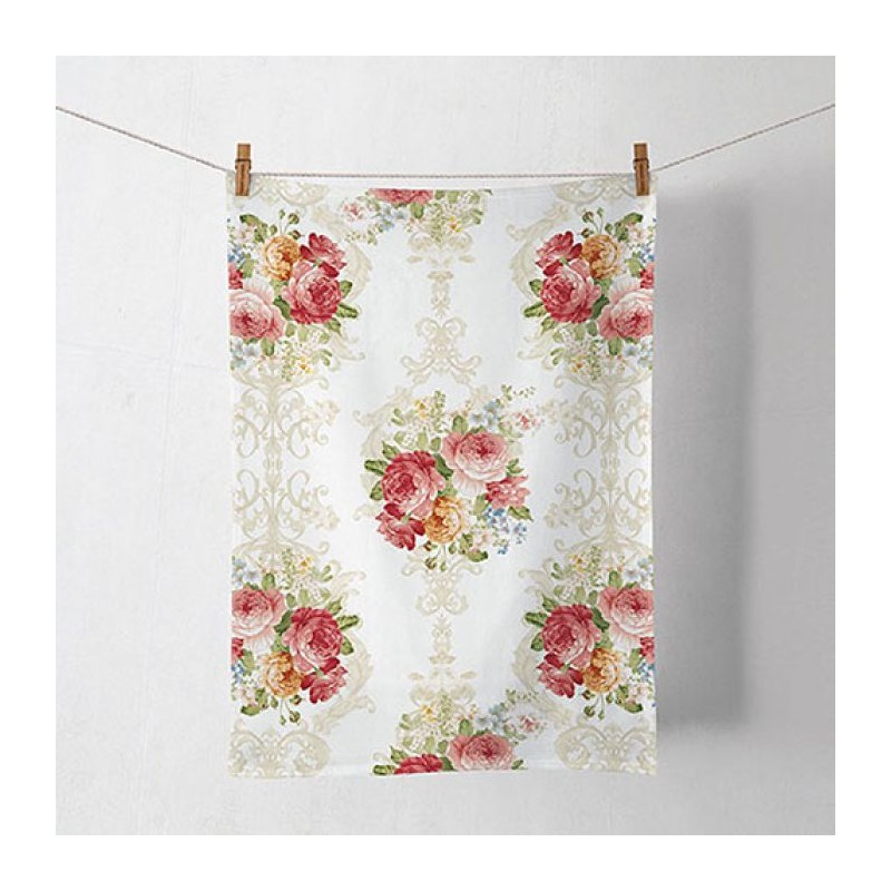 Ambiente Keukendoek Sara Cream 50x70cm 100% Katoen