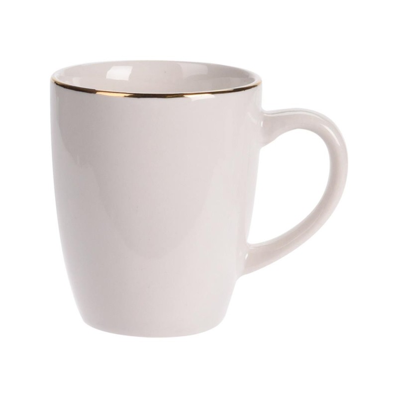 Tasse porcelaine bord doré 200ml