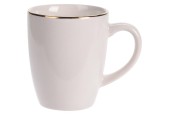 Tasse porcelaine bord doré 200ml