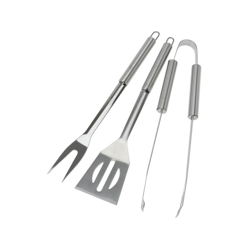 Ensemble d'outils pour barbecue 3 pièces en acier inoxydable