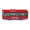 Siku 1021 Lijnbus 86x24x31mm rood