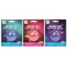 Balle rebondissante à paillettes lumineuses Grafix Ø6cm