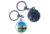 Porte-clés décapsuleur bouchon de bière Holland moulins à vent Ø3,5cm