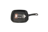 Poêle à griller carrée 23cm en fonte