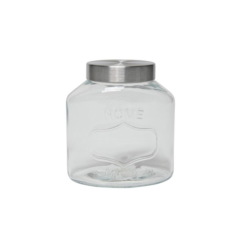 Voorraadpot glas HOMEMADE 13x9x15cm 1L