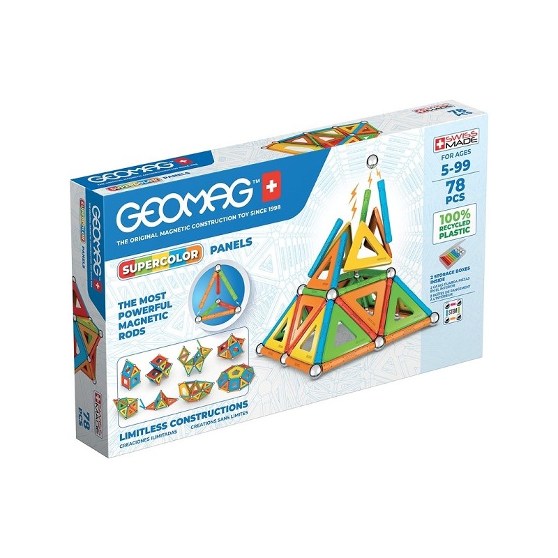 Geomag Super Color Recyclé 78 pcs