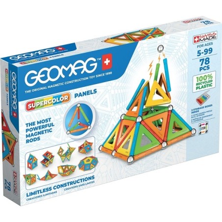 Geomag Super Color Recyclé 78 pcs