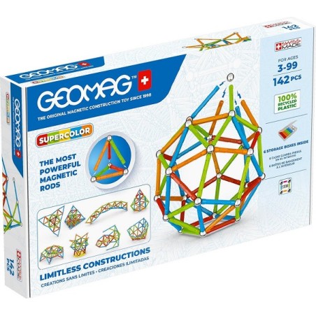 Geomag Super Color Recyclé 142 pcs