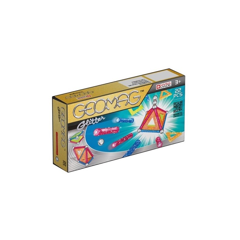 Geomag Panneaux Glitter 22 pièces