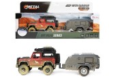 Toi Toys Jeep Pull Back Met Caravan 30cm