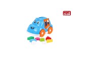 Mini Club Vormenstoof Auto 25,5x17x15,5cm Blauw