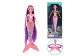 Toi Toys Mermaids Poupée sirène cheveux longs avec lumière et son