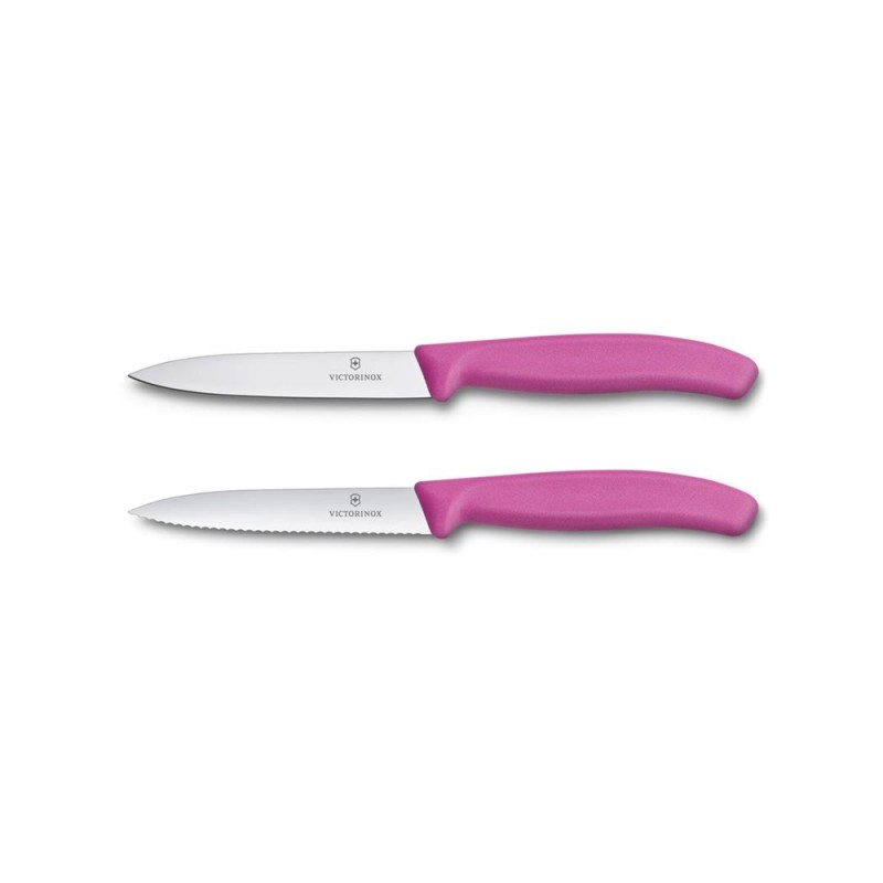 Victorinox Groentemes Glad+kartel Roze 2 Stuks Op Kaart