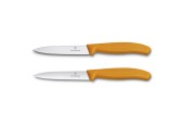 Victorinox Groentemes glad+kartel oranje 2 stuks op kaart