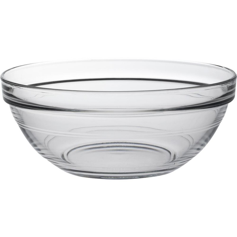 Duralex Schaal Lys Stapelbaar Rond 970ml Hardglas 17cm 6 Stuks
