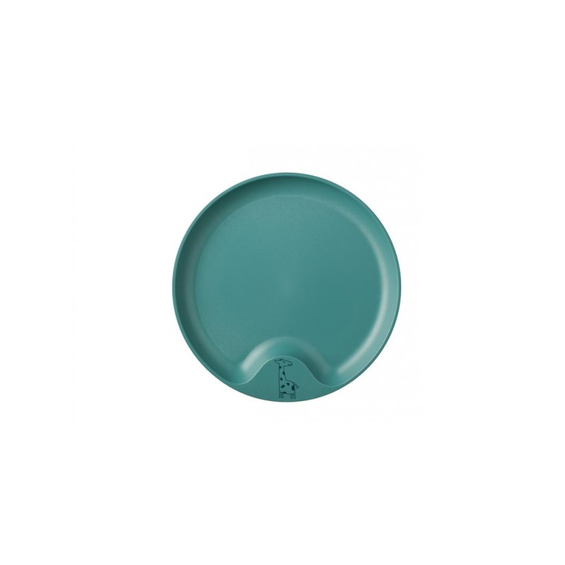 Assiette enfant Mepal turquoise profond