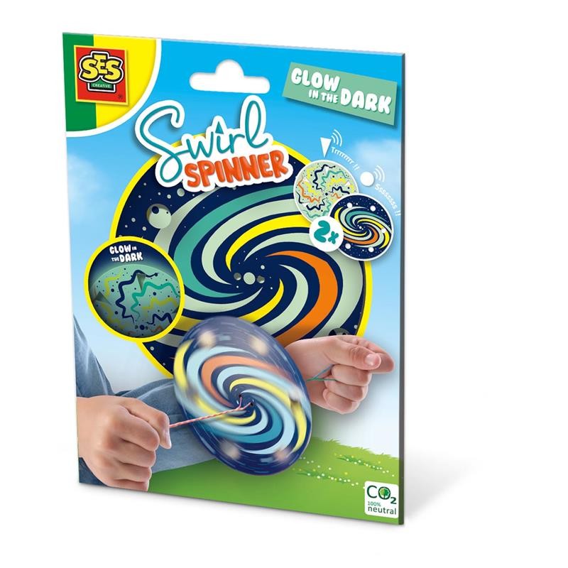 Spinner Ses Swirl - Brille dans le noir 2 pièces