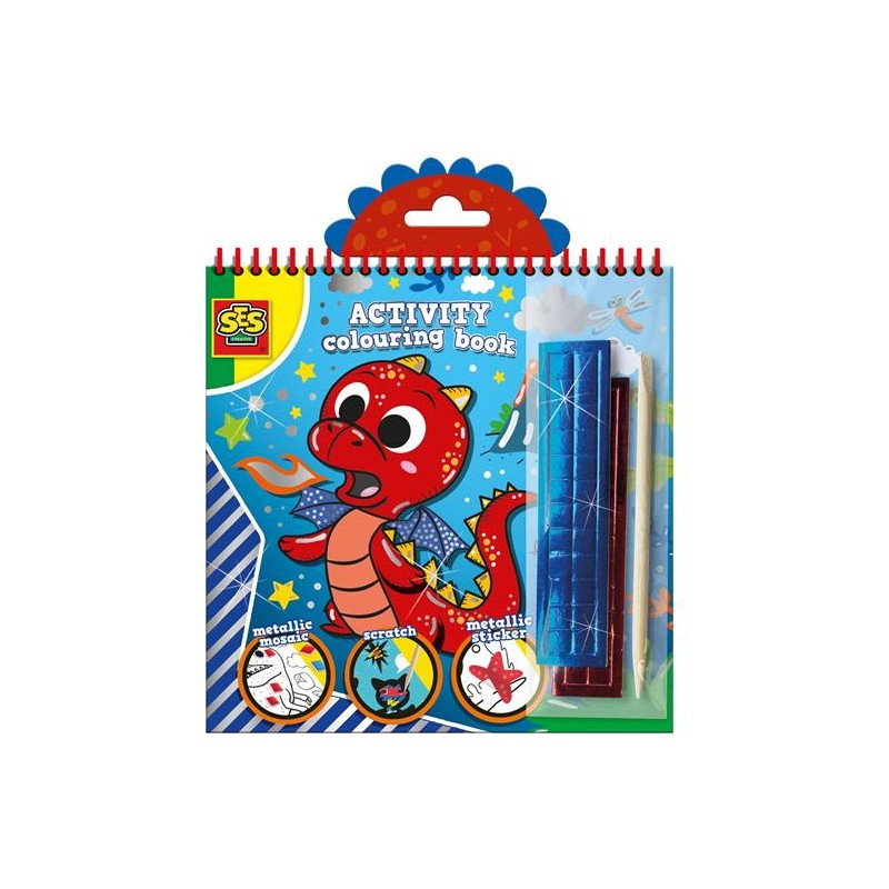 Ses Doe Kleurboek Metallic 3-in-1