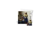 Carte cadeau Vermeer La Laitière avec porte-clés en bois