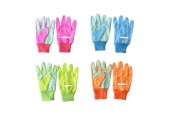 Esschert design Gants de jardinage pour enfants coton/pvc
