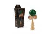 Kendama behendigheidsspel hout 22x8x5cm groen