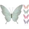 Décoration murale papillon en métal 23,5x19cm