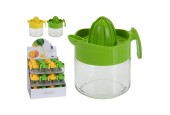 Excellent Huseware Citruspers/schenkkan Transparant Kunststof 10x10x15cm