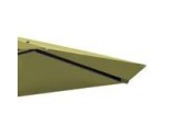 Parasol ELBA PUSH-UP rond 300 cm met tilt-functie 100%pol sage groen