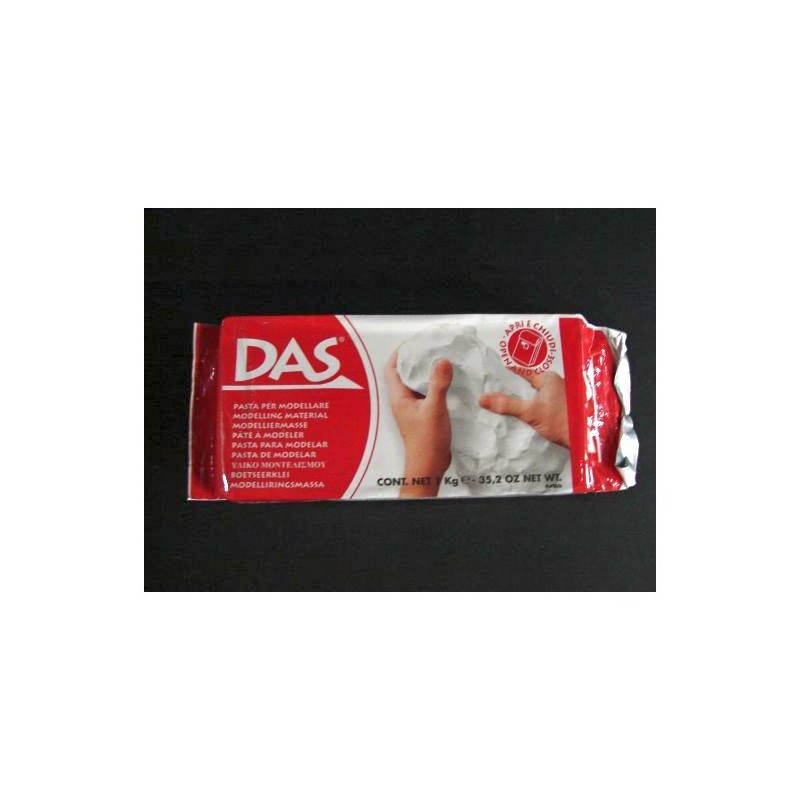 Argile DAS 1 kilo blanche