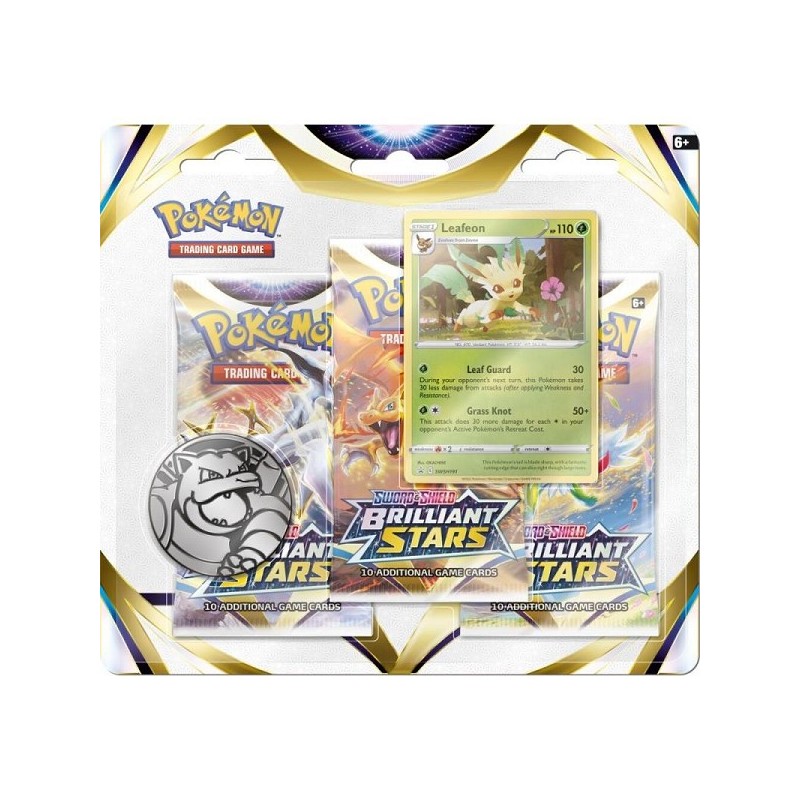 Pokémon TCG Sword & Shield Brilliant Stars 3 Booster blister