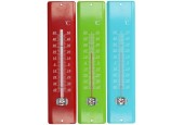 Kinzo Thermometer metaal 29,5x7x2cm