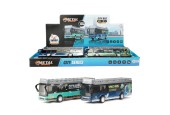 Toi Toys Metal World bus urbain 21cm rétractable avec lumière et son