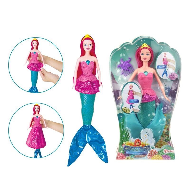 La poupée Toi Toys Mermaids Teen se transforme en princesse sirène