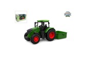 Kids Globe tractor freewheel met kiepbak 27,5cm groen