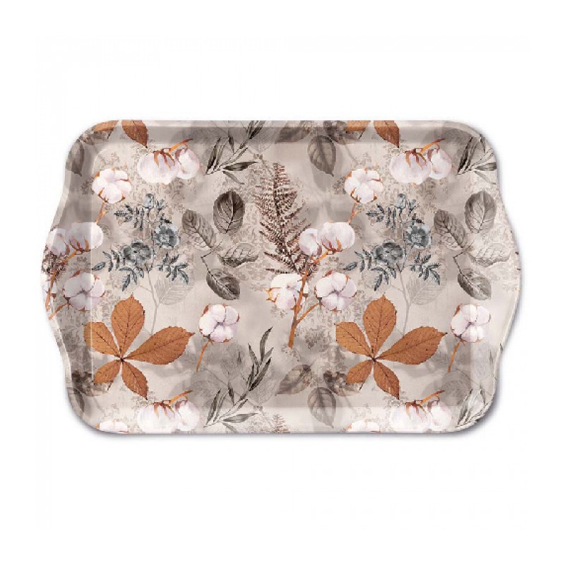 Plateau Ambiente Mélamine Coton 13x21cm