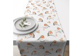 Ambiente Chemin de Table Famille Robin 40x150cm 100% Coton