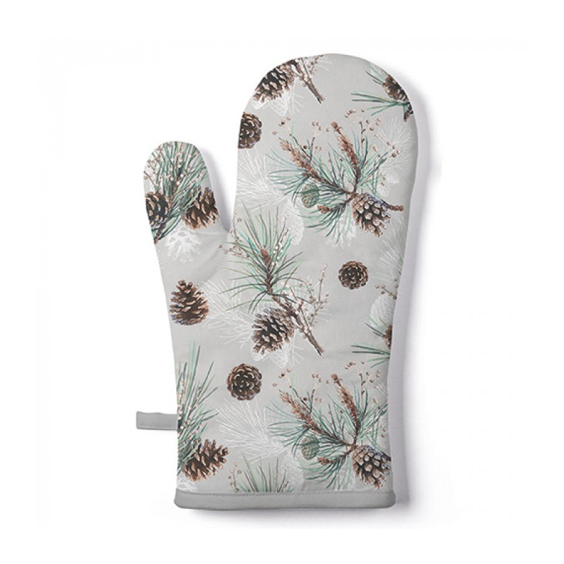 Ambiente Gant de cuisine Pine Cone All Over18x30cm - Tissu extérieur : 100% coton - Garnissage : 100% polyester - Doublure : 100