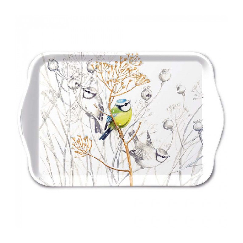 Ambiente Dienblad Melamine Sweet Little Bird 13x21cm