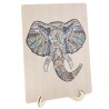 Grafix Puzzle en bois Éléphant pièces uniques 137pcs 30x22cm