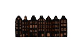 Esschert Design Paillasson maisons de canal de noix de coco 75x31cm