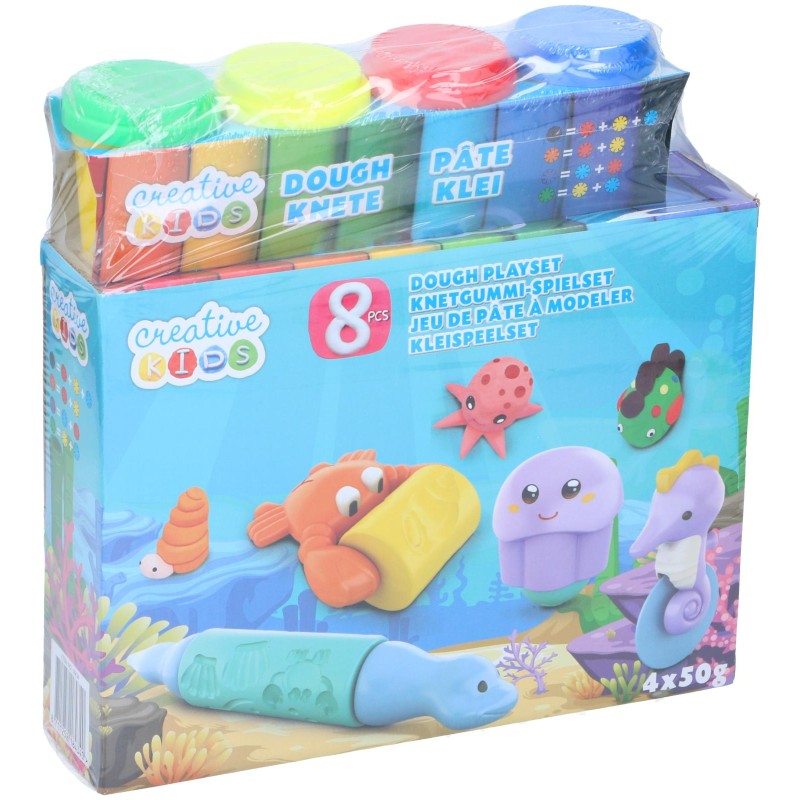 Set d'argile 8 pièces 4x50gr