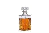Carafe à whisky Alpina verre 1L 8,5x8,5x23cm