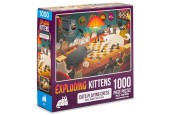 Puzzle Exploding Kittens Chats jouant aux échecs 1000 pièces